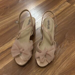 Life Stride Women's Blush Heeled Sandals